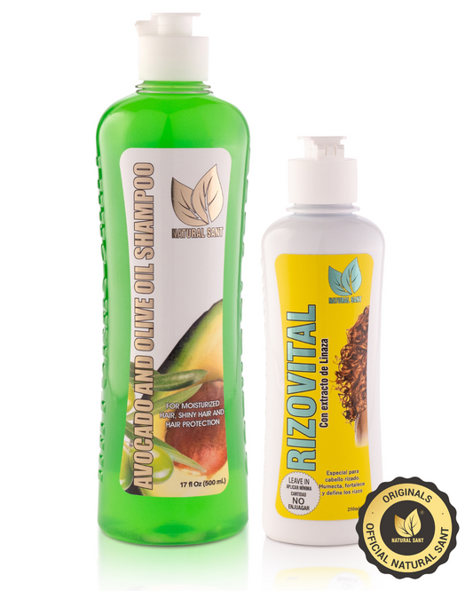 RIZOVITAL Set - Avocado Shampoo + Leave-in Conditioner