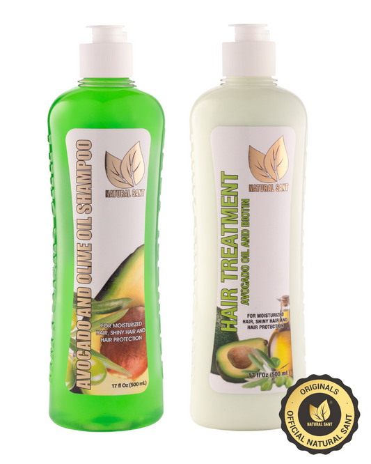 Avocado and Olive Oil Set - Shampoo + Treatment